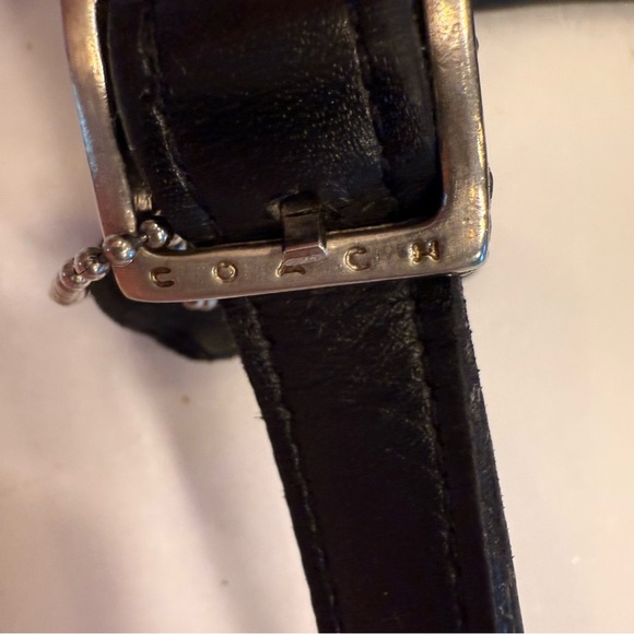 Coach Vintage Black Leather Crossbody Shoulder Hippie Flap Bag 9135 - Picture 7 of 16